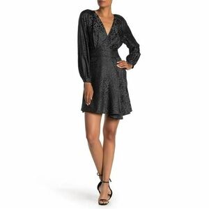 Equipment Black Long Sleeve Wrap Dress - EUC - Never Worn!